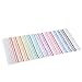 DECORA 3-5mm Mix Color Half Pearl Stickers on Acrylic Rhinestone Sheets 900 Self Adhesive Gems