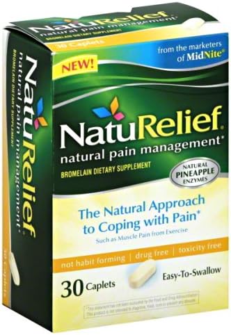 NatuRelief Natural Pain Management - 30 Caplets