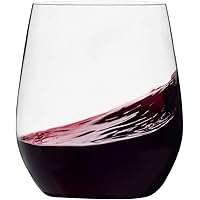Munfix 48 Pack Plastic Stemless Wine Glasses Disposable 12 Oz Clear Plastic Wine Cups Shatterproof Recyclable and BPA-Free