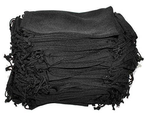Wholesale 100 PCS Eyeglasses Pouches Cleaning Case Bag Black