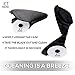 K-Musculo Pizza Cutter Wheel That Cuts Right Through Pizza Crust in The First Cut, Super Sharp Ceramic Blade Slicer with Protective Cover and Grip That Doesn't Allow it to Slip