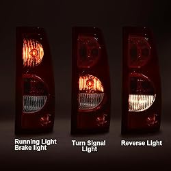GRAND ORANGE Tail Light Assembly Rear Lights