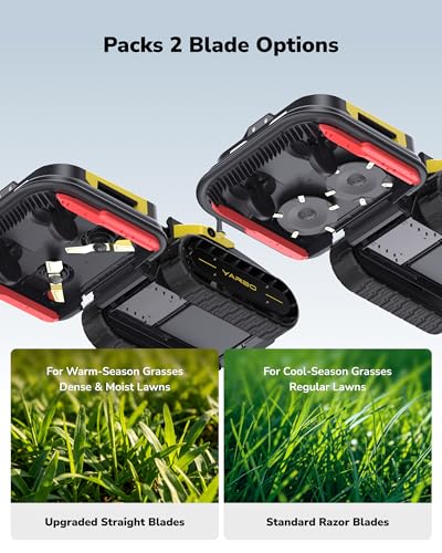 YARBO Robot Lawn Mower Pro with Modular Design for Large Yard up to 6 Acres, Remote Control Robotic Lawnmower with 0.8"-4.0" Cutting Height, AI Vision & RTK for Navigation