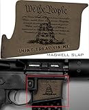 Ultimate Arms Gear Mag Wraps Magwell Slaps FDE Flat Dark Earth Tan DTOM Don't Tread On Me AR15/M4/M16 .223 5.56 Waterproof Durable Lower Decal Skin Kit - USA MADE