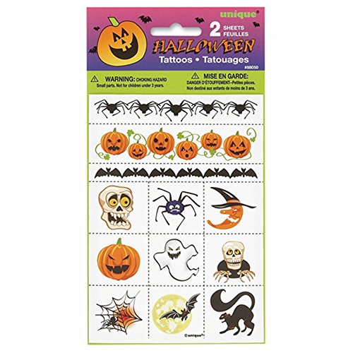 Halloween Temporary Tattoos, 24ct