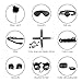 10 Pcs Under Bed Restraint Set,ihreesy SM Slave Passion Sex Body Bondage Kit Fetish Love Cuffs for Couple Lover Adult (black)