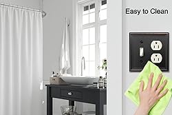 OKAWYC Toggle/Duplex Light Switch Cover Luca Metal