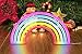 AIZESI Rainbow Neon Lights,Rainbow Christmas Lights,Neon Wall Light Battery Operated/USB Bedroom,Desk,Bar,Birthday Party,Living Room,Girl Room,Wedding Bathroom Party Festival Decorations