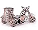 MYTANG Creative office desktop accessories The motorcycle loves metal pencil pen holder