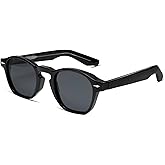 VANLINKER Retro Small Square Sunglasses for Men Women Thin Cube Shades Vintage Slim Frames Intellectual Style VL9774