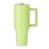 40 oz Tumbler with Handle and Straw,Leak-Proof