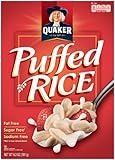 Quaker Essential Puffed Rice Cereal, 6.3oz Boxes (Pack of 10 Boxes)