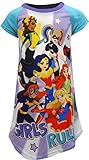 Character Sleepwear Girls Girls' Dc Superhero Nightgown, 8