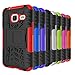 Samsung Galaxy J1 mini Case, IVSO Samsung Galaxy J1 mini Case Hybrid KickStand Case for Samsung Galaxy J1 mini Smartphone (Blue)