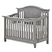Evolur Fairbanks 5 in 1 Convertible Crib, Storm Grey