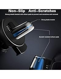 Soporte para teléfono Soporte para teléfono de gravedad Soporte para teléfono para automóvil Soporte de teléfono de sujeción automático Soporte para teléfono universal de ventilación de aire para coche Xs MAX X XR 8 7 6S 6 Plus 6 Galaxy S9 S8 S7 S10 Plus