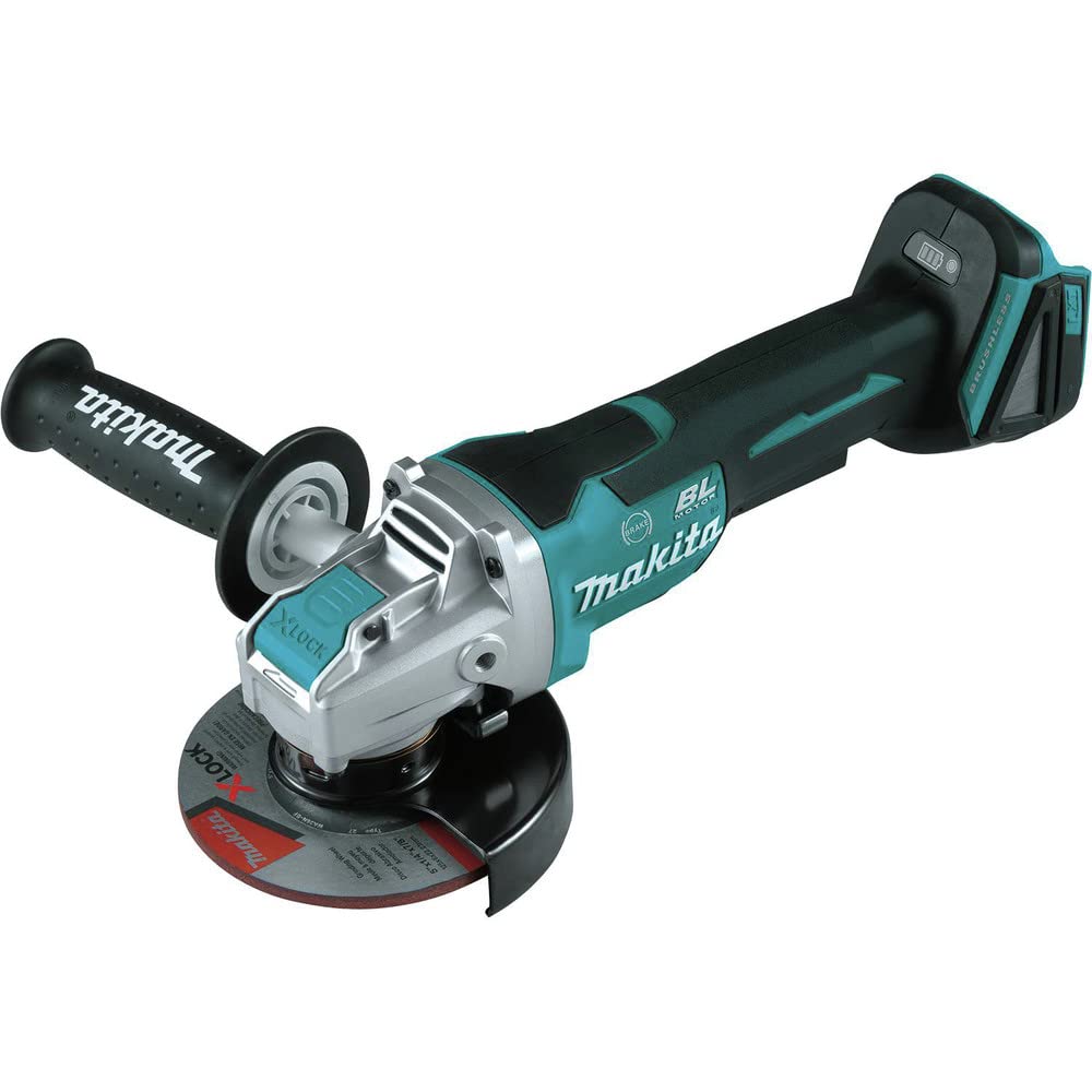 Photo 1 of Makita XAG26Z 18V LXT® Lithium-Ion Brushless Cordless 4-1/2” / 5" Paddle Switch X-LOCK Angle Grinder, with AFT®, Tool Only