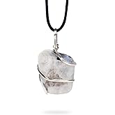 AYANA Raw Moonstone Necklace for Women - June Birthstone | Handmade Rainbow Moonstone Jewelry with Ethically Sourced Genuine Healing Crystals and Healing Stones | Crystal Necklaces for Women Trendy