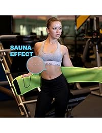 SZ-Climax Waist Trimmer Trainer Belt, Sweat Wrap Exercise Belt for Stomach Weight Loss Women Men Fitness Workout Sweat Sauna Belt Abdominal Trainers with Pocket for Cell Phone