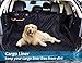 Hansprou Cargo Liner for Dogs, Waterproof Pet Cargo Cover Dog Seat Cover Mat for SUVs Washable with Bumper Flap Protection 80 x 52 Black