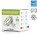 SANSUN 3W MR11 LED Landscape Light Bulbs, Low Voltage 12V 20W Halogen Replacement for Outdoor Landscape Spotlight and Track Light, GU4 Bi-Pin Base, Daylight White 4000K, Non-Dimmable, (Pack of 4)