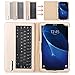 IVSO Samsung Galaxy Tab A 10.1 Keyboard case - Ultra-Thin PU Leather DETACHABLE Bluetooth Keyboard Stand Case / Cover for Samsung Galaxy Tab A SM-T580N/T585N 10.1-inch 2016 Tablet(Gold)