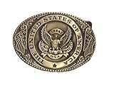 U.s. Eagle Men's Belt Buckles Metal Western American Bolo Tie for Leather Belt