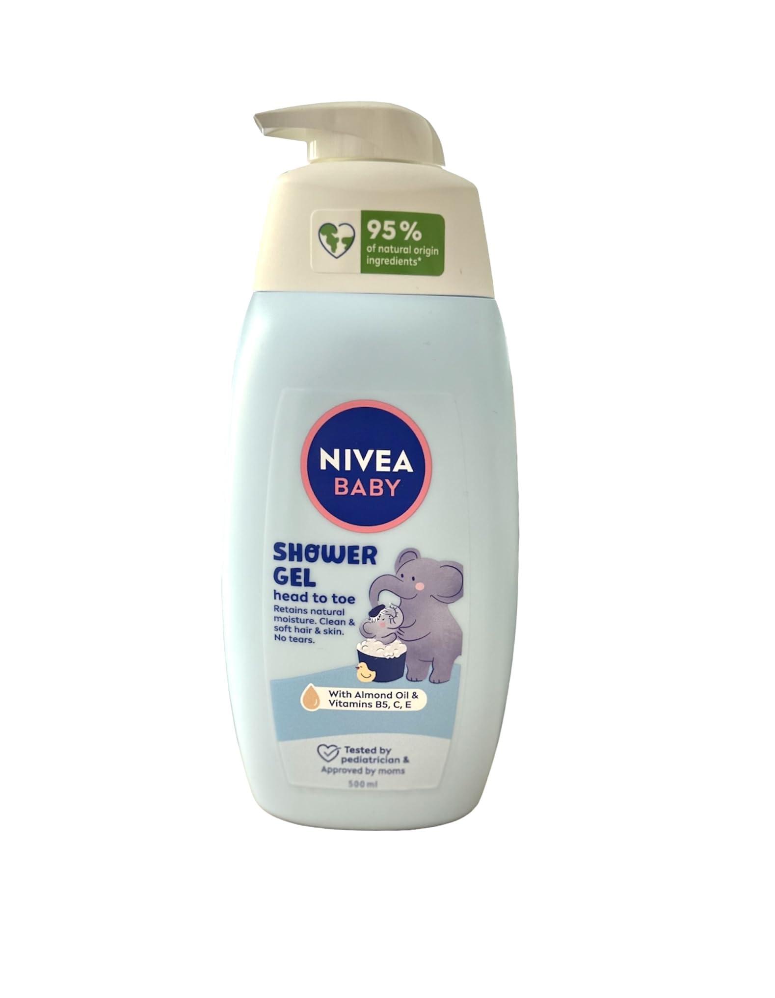 Nivea Baby Shampoo & Bath Foam Head to Toe Without Soap Without Parabens Soothing 0% Alcohol 0% Alkaline Soaps Skin Neutral PH for Every Skin Type 500 ml (Pack of 3)
