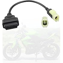 メンテナンス OBD GUARD VelvetunVillay OBD2 Diagnostic Cable Fit for Kawasaki Motorcycle