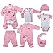 6-Piece Sweet Baby Layette Set, 0-3 months