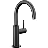 Delta Contemporary Beverage Dispenser Faucet, Matte Black Drinking Water Kitchen Sink Faucet, Matte Black 1930-BL-DST