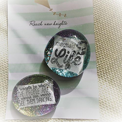 Set of 2 Ultra Sparkle Mermaid Magnets