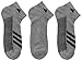 adidas Men's Superlite Stripe Low Cut Socks (3-Pair)