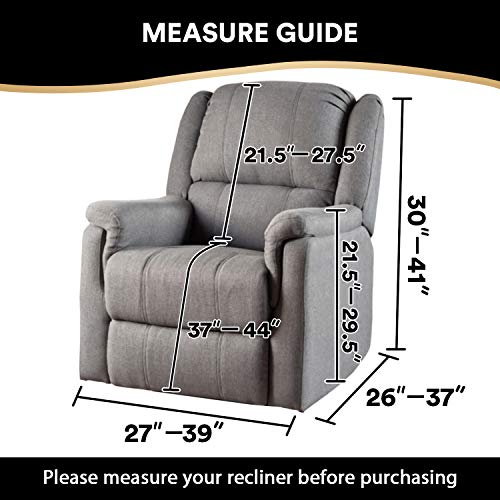 Recliner Chair Cover Velvet Stretch Recliner Couch Covers 4Pieces