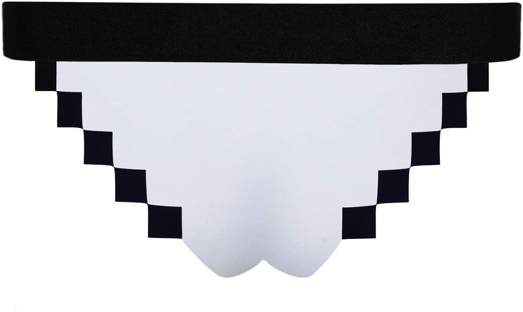 Pixel Classic Pong White Bikini Bottom