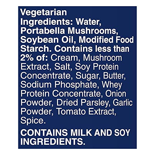 PROGRESSO VEGETABLE CLASSICS, CREAMY MUSHROOM CANNED SOUP, GLUTEN FREE, 18 OZ. (PACK OF 12)