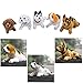 Ebow Dashboard Head Dogs Nodding Heads Car Dash Puppy for Car Vehicle Decoration (Huskies)