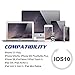 Eashion iPhone Cable, 3Pack 6FT Nylon Braided 8 Pin Lightning to USB Charger Cable, Compatible with iPhone 7/7 Plus/6s/6s Plus/6/6 Plus/5/5S/5C/SE/iPad and iPod(White)
