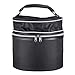 Expandable Wig Travel Case - Breathable Black Canvas Material with Carrying Handles - By Dini Wigs (Tall, No Head)