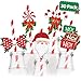 Christmas Drinking Straw Decorations Set (30 Pieces) – Xmas Party Décor Supplies Navidad Decoration for Cups, Party Favors and Cupcake Toppers