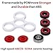 OZO9 - Hand spinner fidget toys for ADHD, Anxiety, Autism -Tri spinner hybrid ceramic bearing, POM Plastic, Si3n4 High Speed -EDC Finger spinner fidget gadget for Adults, Kids (White) + BONUS 2 Ebooks