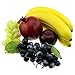 Gresorth Mixed Fruits Fake Banana Grape Brin Pomegranate Set Artificial Fruit for Christmas Party
