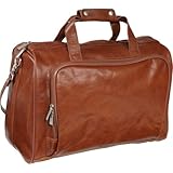 AmeriLeather 18-inch Leather Carry on Weekend Duffel
