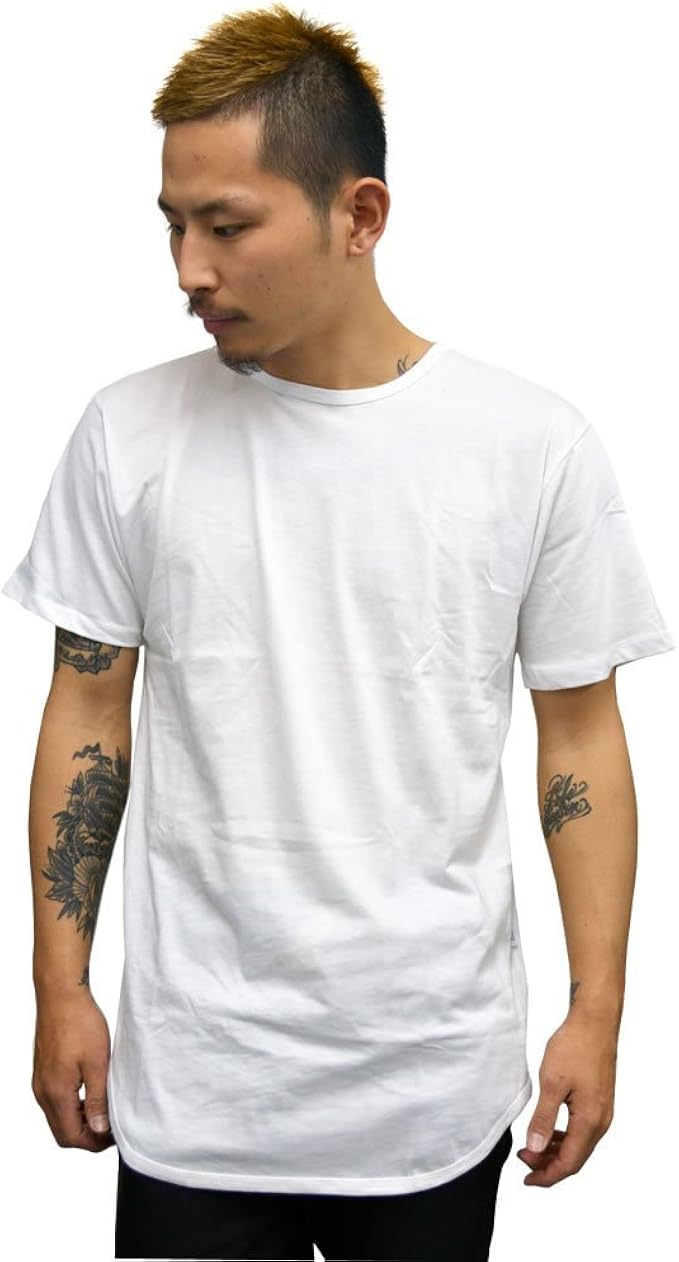 5012 Eptm エピトミ 半袖ｔシャツ ロング丈 無地 ラウンド型 ホワイト S 並行輸入品 Tシャツ カットソー 通販 Amazon