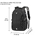 Sosoon Laptop Backpack, Business Bags with USB Charging Port Anti-Theft Water Resistant Polyester School Bookbag for College Travel Backpack for 15.6-Inch Laptop and Notebook, Black Model 2