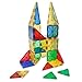 Safety Certified - Magnetic Tiles Jolly Mags Set - Clear Color 32 Pcs Set - 3D Building Blocks Toy with Magnets for Kids - Best for Stacking