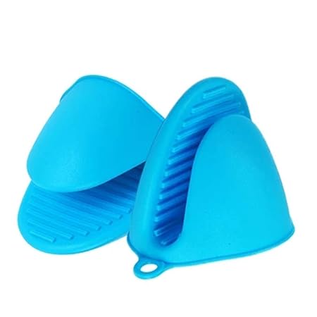JSSFQK Guantes de Silicona Anti escaldado Horno de ...