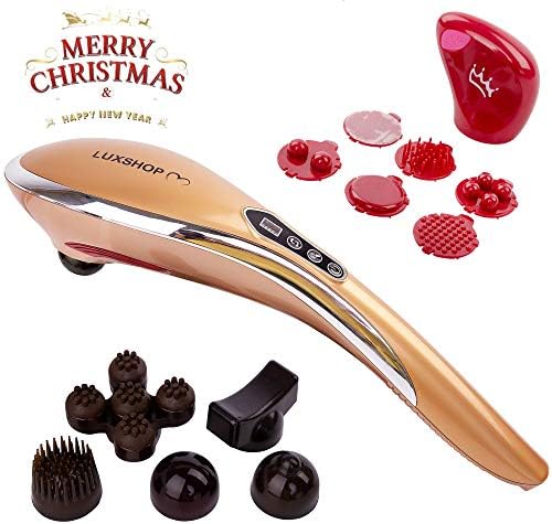 Back Massager with Facial Massager in one set Personal Handheld Massager for Massaging Neck Back Foot Hand Shoulder - Cordless Percussion Massager for Body Massage Deep Tissue Muscles from Pain Relief