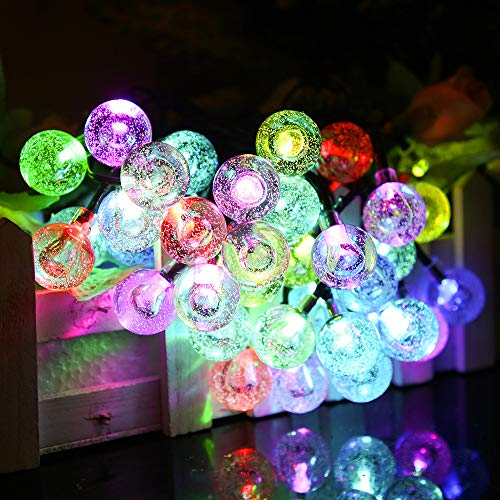 SUPSOO Solar String Light 20ft 40 LED Crystal Ball Waterproof String Lights Solar Powered Lighting for 8 Modes Lighting… 5 SUPSOO Solar String Light 20ft 40 LED Crystal Ball Waterproof String Lights Solar Powered Lighting for 8 Modes Lighting… - Image 4