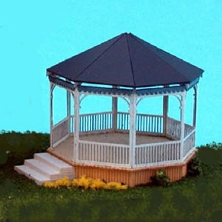 Amazon ドールハウスミニチュア1 144thスケールqueen Anne Mansion Gazeboキット ドレス アクセサリー おもちゃ